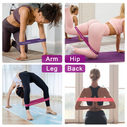 Resistance Bands for Working Out, Exercise Bands with 5 Resistance Levels Fit for Home Fitness, Strength Training, Natural Latex Resistance Band Include Instruction Guide and Carry Bag