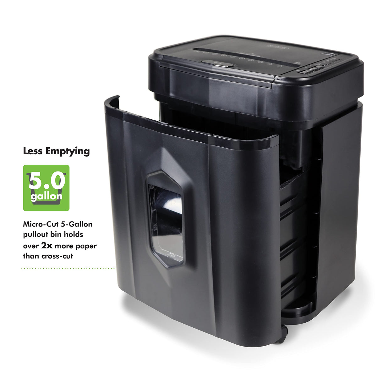 Aurora AU120MA 120-Sheet Auto Feed High Security Micro-Cut Paper Shredder / 30 Minutes (Black)