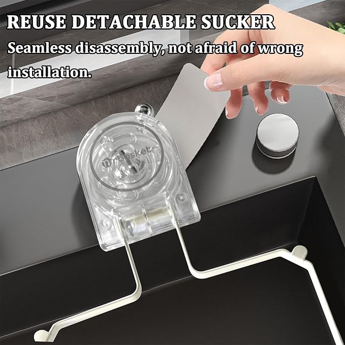 Kitchen Sink Strainer with 100 PCS Filter Mesh Bag, Food Waste Filter Basket