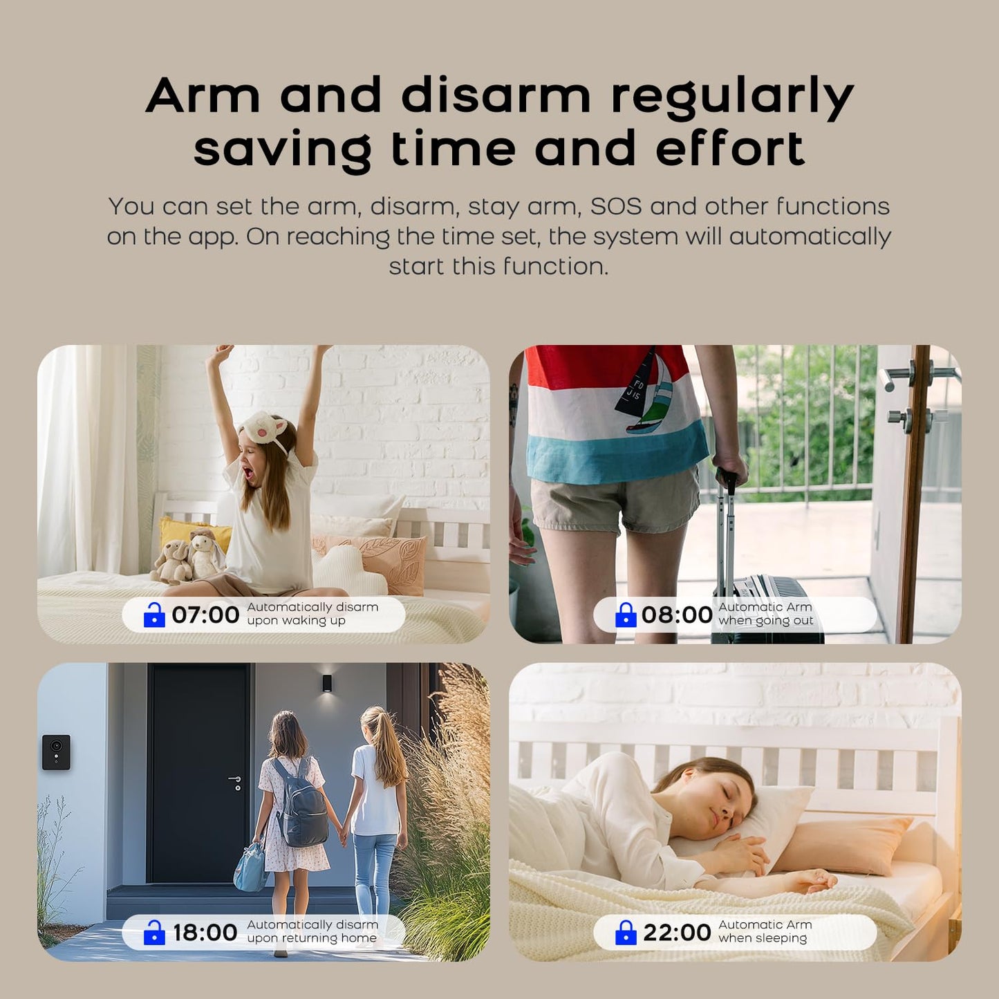 Alarm System for Home Security,WiFi+GSM 4G DIY Alarm Kit with Phone APP Alert, Door/Window Sensor, Remote, Compatible with Alexa and Google for House, Apartment