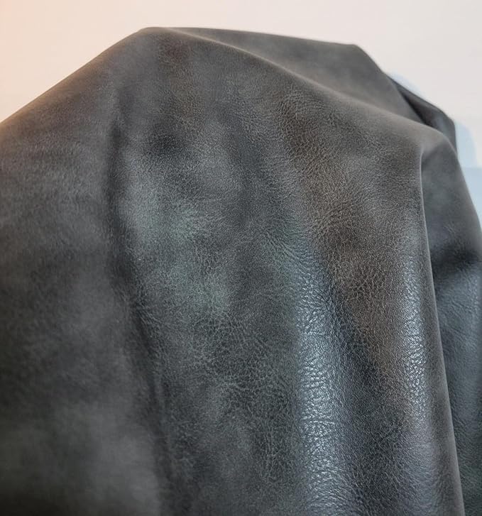 Soft Faux Vegan PU Leather by the Yard Synthetic Pleather 0.9 mm Nappa Yards