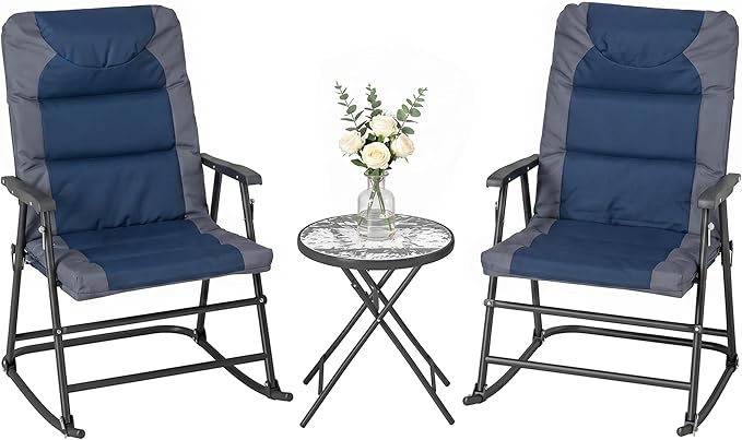 Outsunny 3 Piece Outdoor Patio Furniture Set