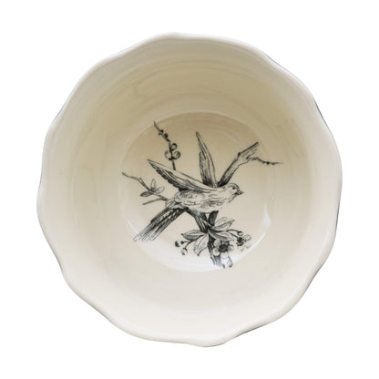 222 Fifth Adelaide 16-Piece Square Floral Dinnerware Set – Service for 4, Grey & White Porcelain Plates & Bowls, for Everyday Dining & Entertainment, Microwave & Dishwasher Safe, Chip Resistant