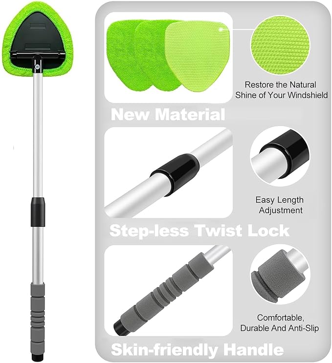 XINDELL 29-inch Windshield Cleaner Tool – Car Interior Window Cleaning Kit