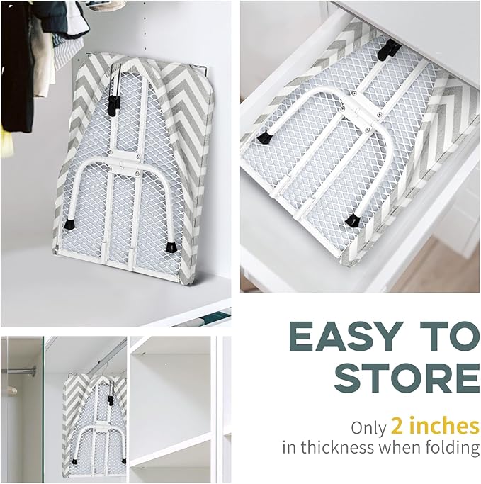 Folding Ironing Board for Small Space, RAINHOL Mini Collapsible Ironing Boards