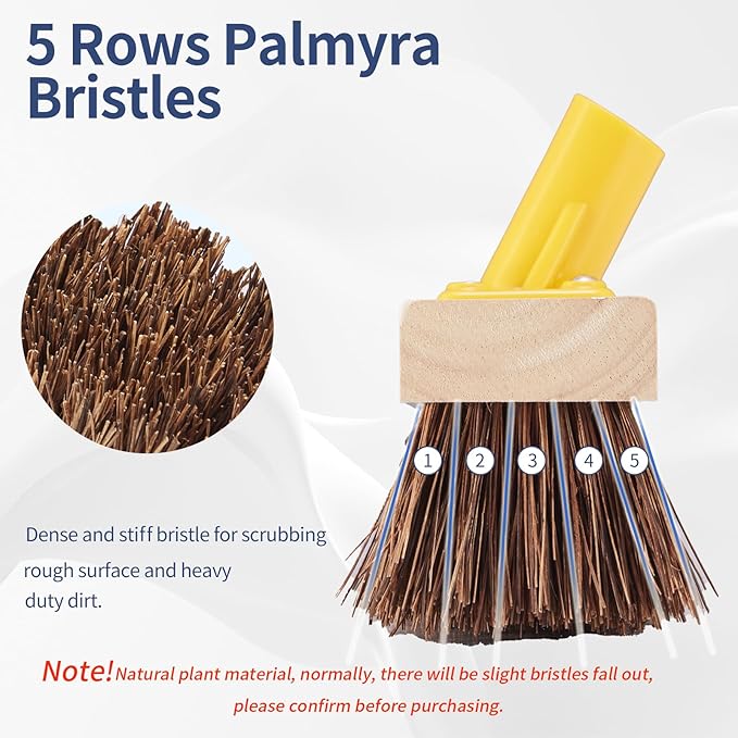 Floor Scrub Brush with Long Handle