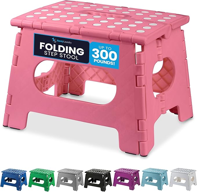 Handy Laundry Folding Step Stool