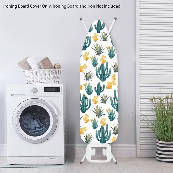 Cactus Ironing Board Cover and Padding 15 x 54 Non-Slip Ironing Board