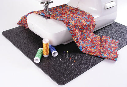 Cottage Mills Stay-in-Place Machine Mat - 11" x 14" - Calms Vibration and Dampens Noise. Great for Sergers. Made in USA.