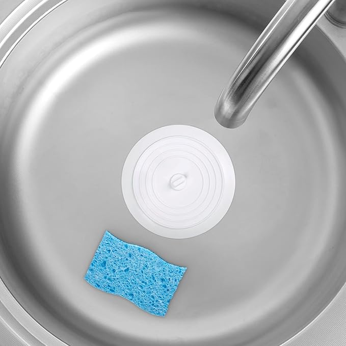 HIC Kitchen Silicone Drain Stoppers,