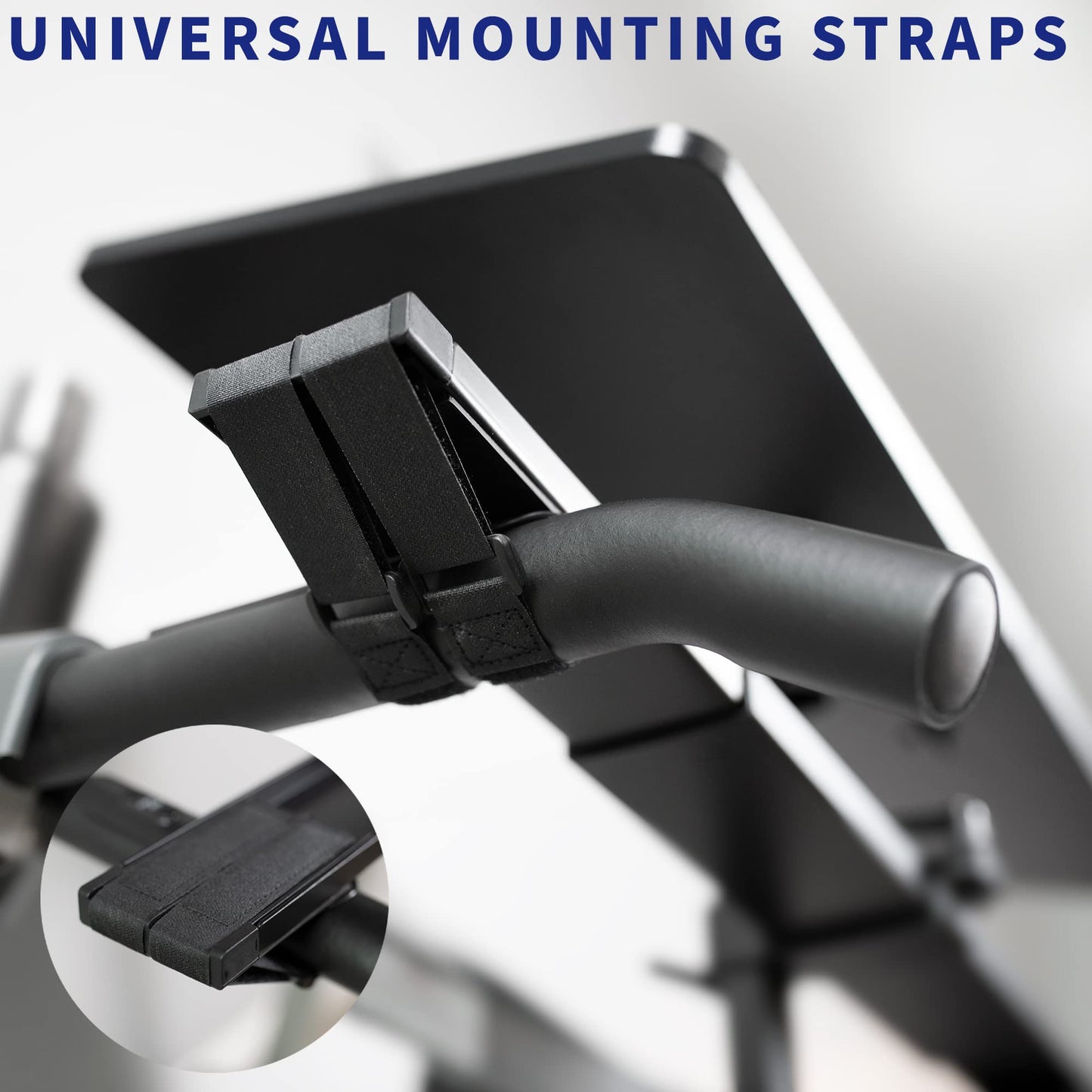 VIVO Universal Laptop Treadmill Desk, Adjustable Ergonomic Notebook Mount Stand for Treadmills Stand-TDML1