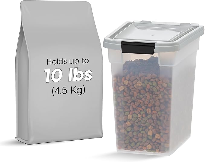 IRIS USA Airtight Dog Food Storage Container, WeatherPro,