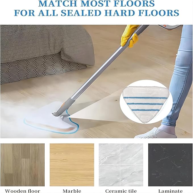 8 Pack Reusable Mop Pads Compatible