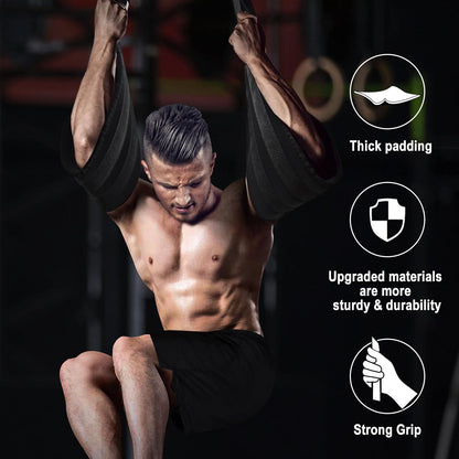 Ab Straps for Pull Up Bar: Hanging Abdominal Ab Sling Straps for Arm Pull up Workout Support for Training Knee and Leg Raises at Home & Gym
