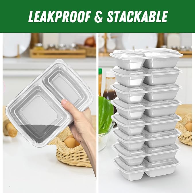 50 Pack 28 oz Meal Prep Containers Reusable