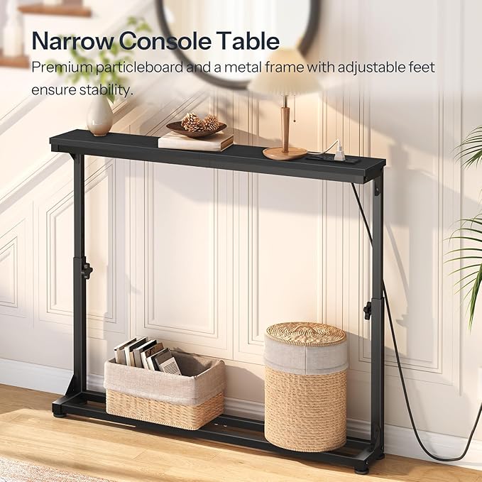 HOOBRO Narrow Console Table