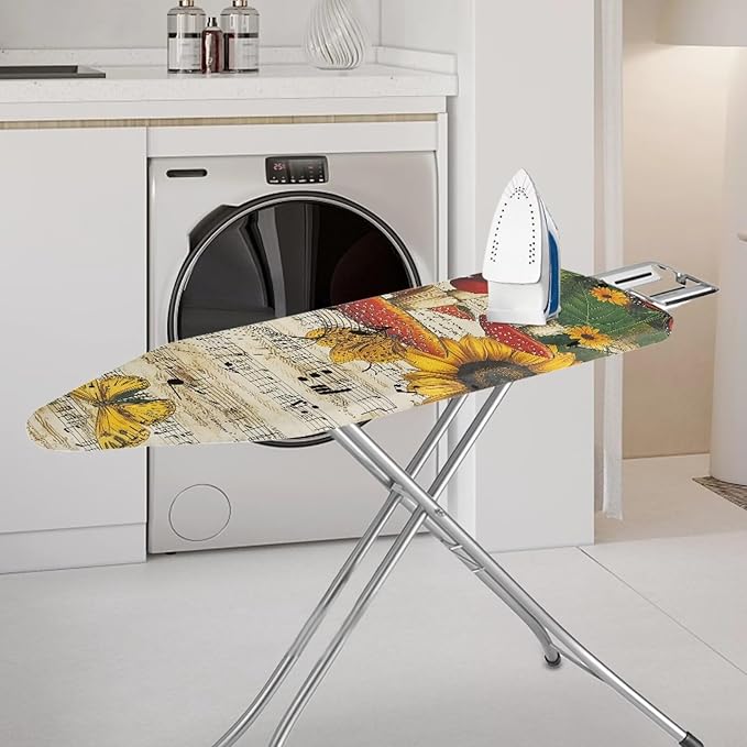 Sunflower Mushrooms Ironing Board Cover