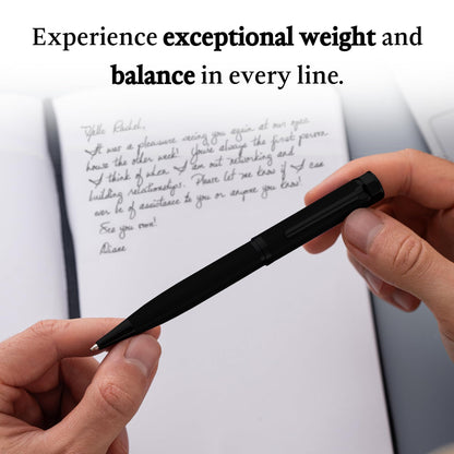 Ellington Pens Luxury Ballpoint Pen – Premium Quality, Smooth Writing Experience, Elegant Design, Includes 2 Ink Refills (Black & Blue) – Ideal for Professionals and Gift Giving