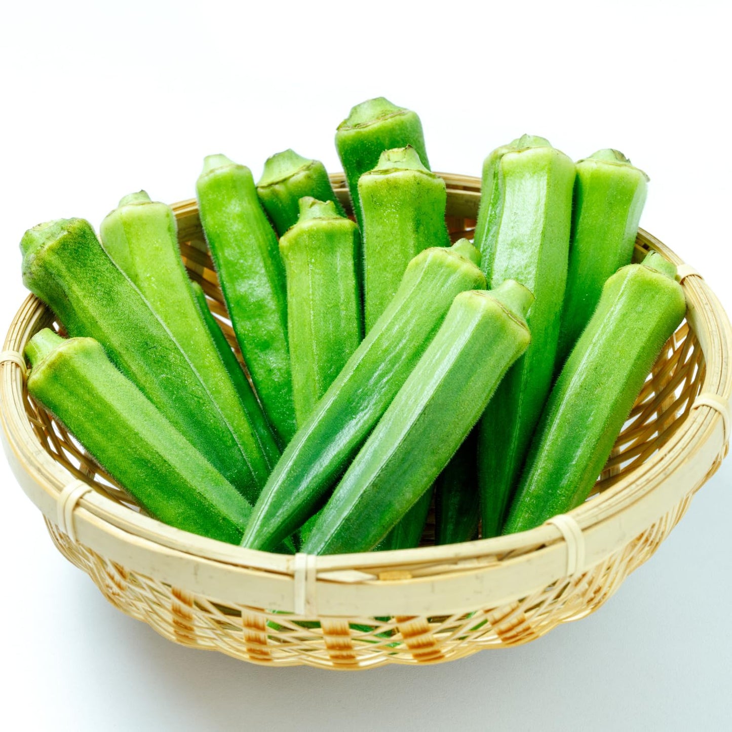 2 Green Okra Plants Live, 4 Inches Pot, 4 to 6 Inches Tall Okra Starter Plants, Vegetable Live Plants for Garden