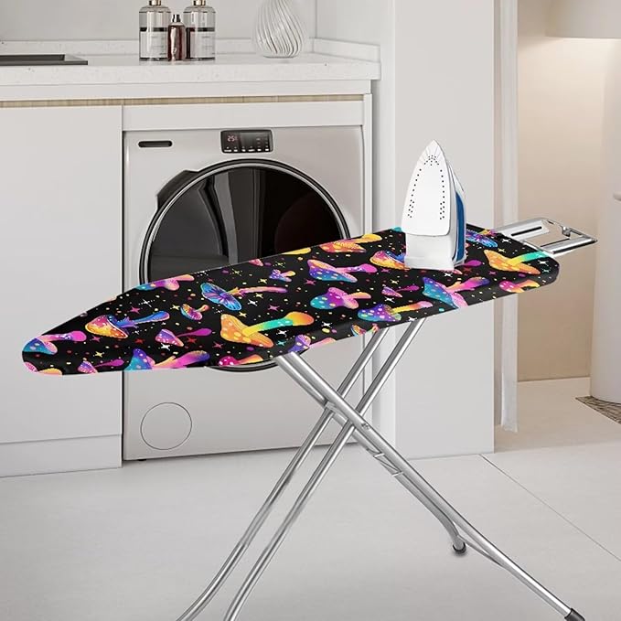 Colorful Mushroom Ironing Board Cover Universal Ironing Protector and Pad Fits