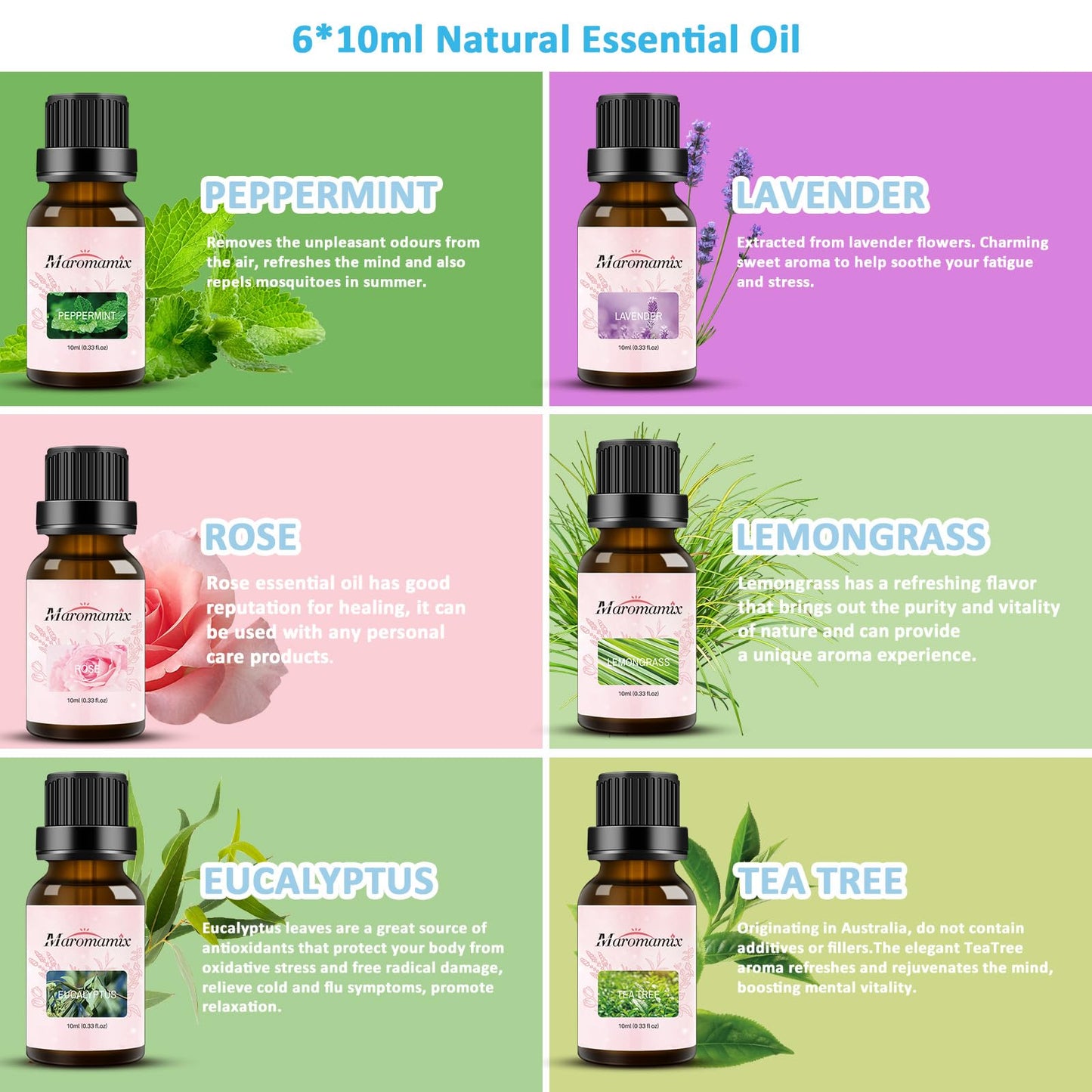 Essential Oil Diffuser 120ML Glass Ultrasonic Aromatherapy Oil Diffuser-Aroma Humidifier Glass Diffuser,7 Color Changing Light Waterless Auto-Off-Ultra-Quiet for Sleeping Yoga Home Office and Spa