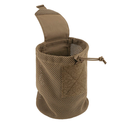PETAC GEAR Dump Pouch,Molle Drawstring Mag Pouches,Roll Up Foldable Tactical Recovery Tool Pack,EDC Drop Net Storage Bag (Coyote Brown) …