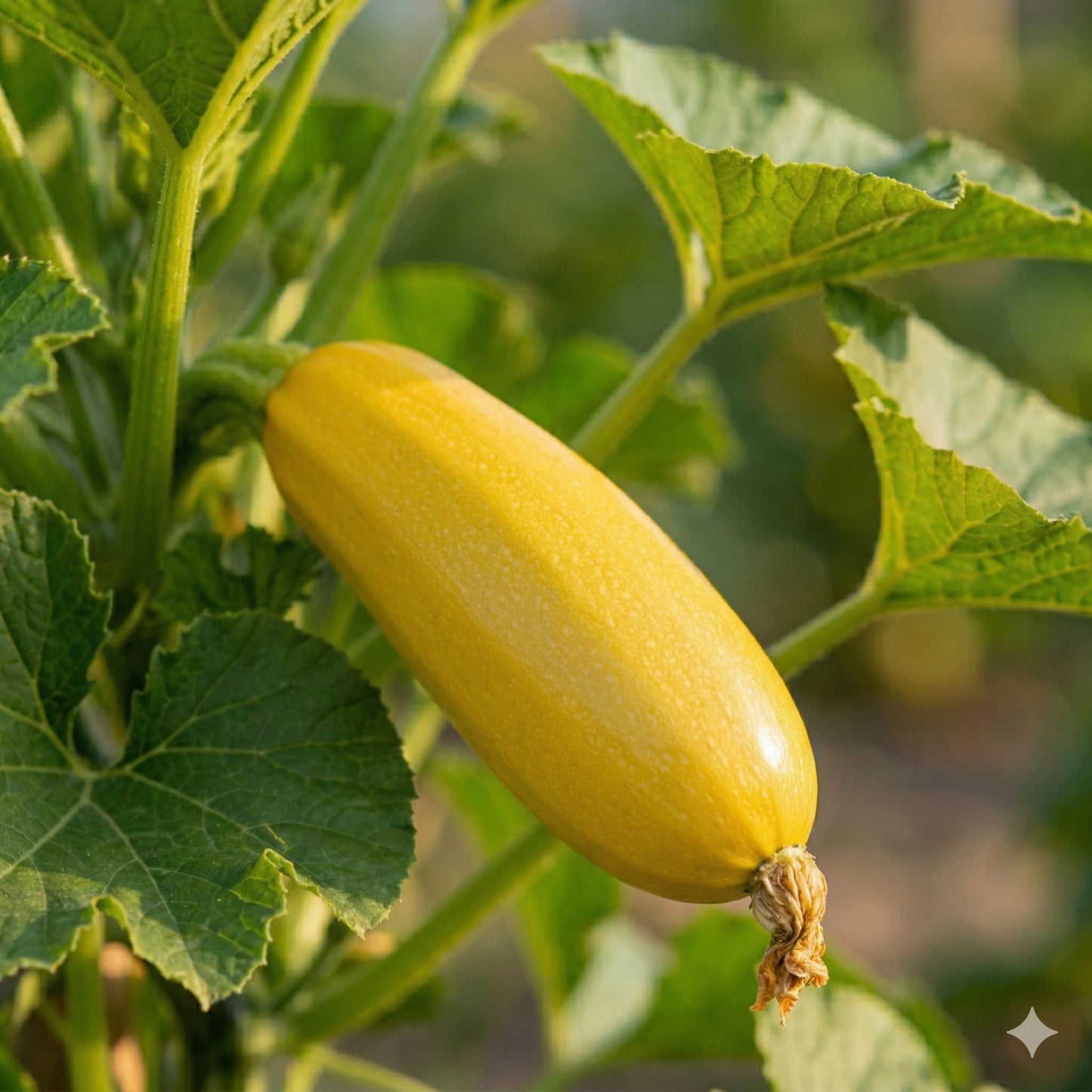 2 Yellow Zucchini Plants for Planting, Hardy Squash Plant in 4'' Pot, Live Zucchini Plants, 4-6 Inches Tall, 2 Plants per Pot, Well-Rooted