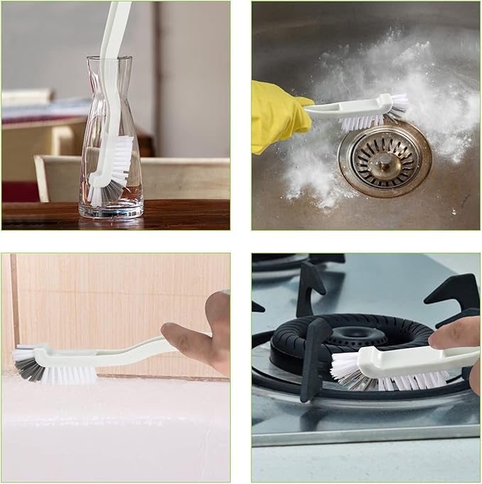 8 Pack Grout Cleaner Brush, Hand-held Groove Gap Cleaning Tools Tile Joint