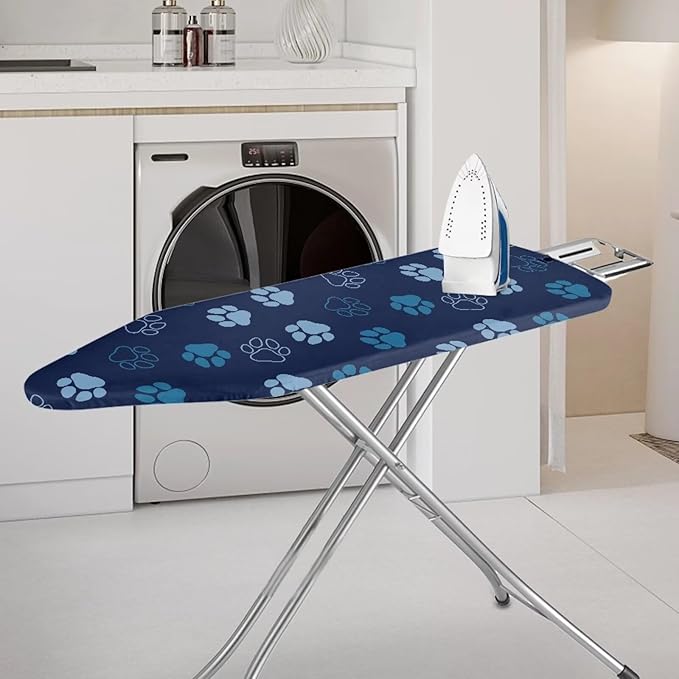 Bone Dog Paw Ironing Board Covers Durable Stain Resistant Hook and Loop