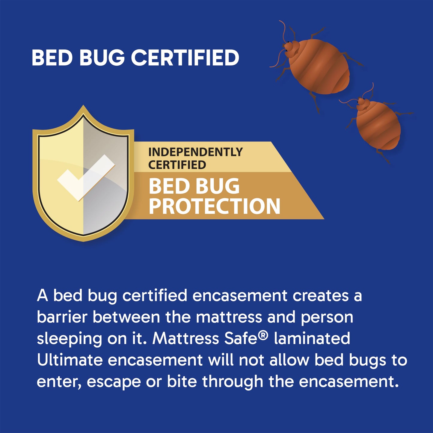 Mattress Safe® Sofcover® Ultimate Mattress Encasement- Full/Full XL, Fits 54x75-80 and 9-15"(D) Waterproof, Hypoallergenic, Certified Bed Bug Protection, Breathable, Protective Barrier from Stains