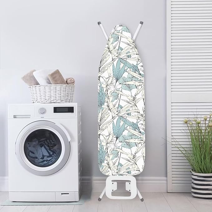 Bird of Paradise Ironing Board Cover 15 x 54 Inch, Tropical Leaf Standard