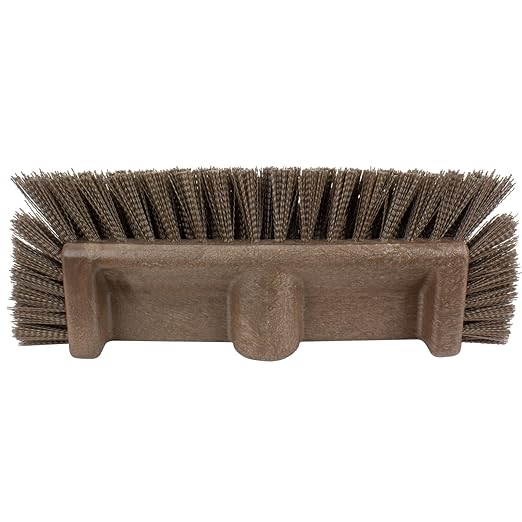 SPARTA Multi-Level Tile Scrub Brush 12" Wide Brush Head, Heavy-Duty Tile