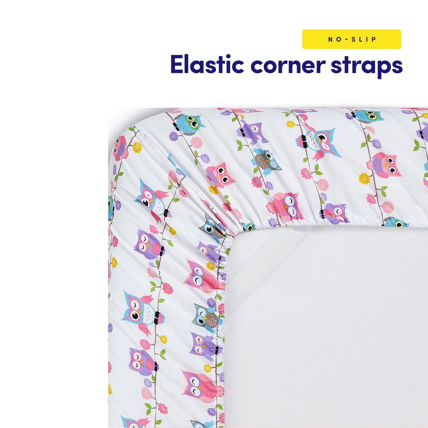 1500 Supreme Kids Bed Sheet Collection - Fun Colorful and Comfortable Boys and Girls Toddler Sheet Sets - Deep Pocket Wrinkle Free Soft and Cozy Bedding - Twin, Owls