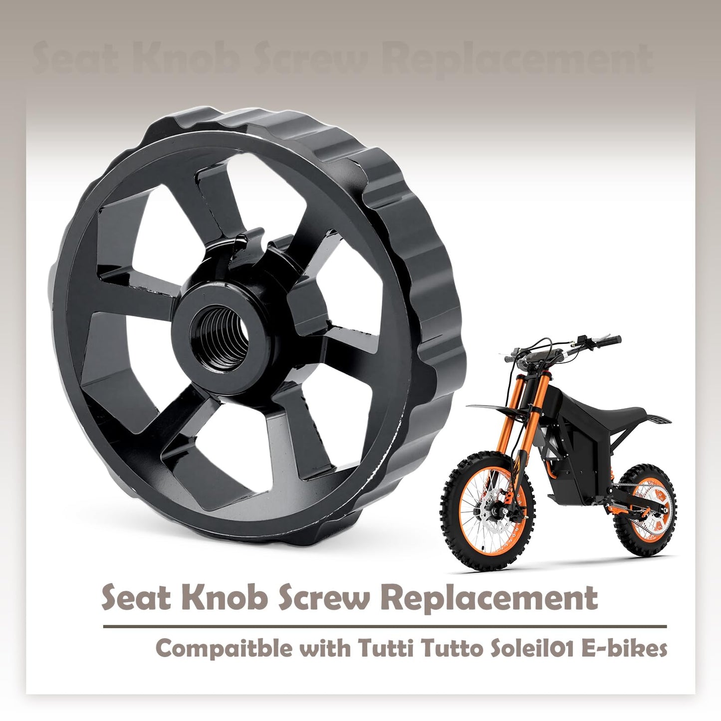 VAINELY Seat Knob Screws Compaitble with Tutti Tutto Soleil01 Soleil 01 E-Bike, Ebike Replacement Parts