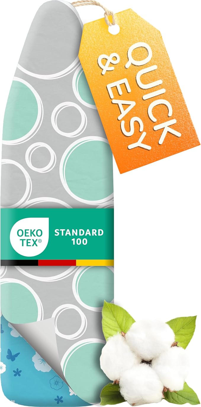 Super Soft Ironing Board Cover and Pad – 50% Faster Ironing