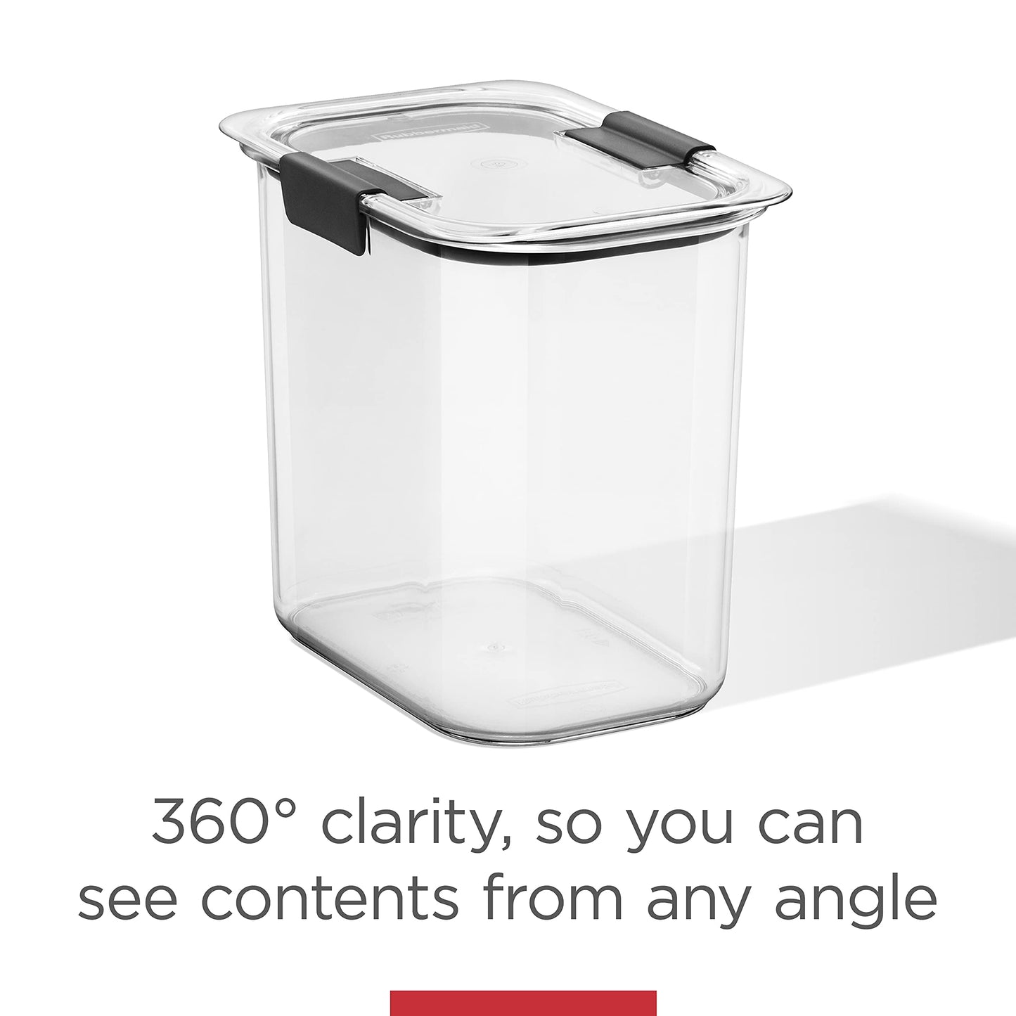 Rubbermaid Brilliance Pantry Food Storage Container Set, BPA-Free, Airtight & Leak-Proof, Clear, 8-Piece, Dishwasher Safe