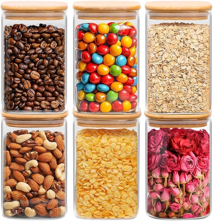 ComSaf 1.2 QT Glass Storage Containers