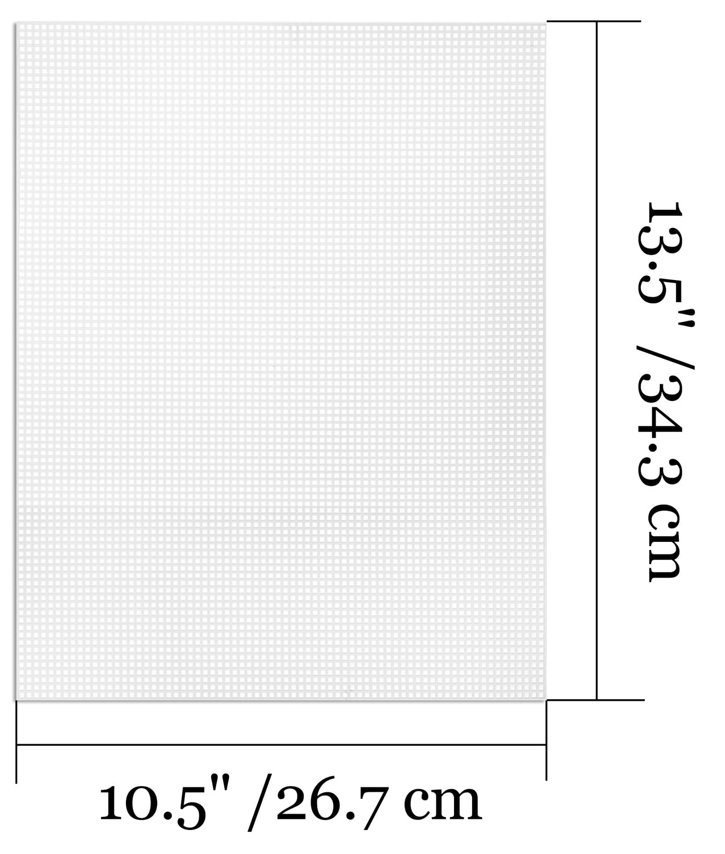 Tosnail 20 Pcs 7 Count Clear Plastic Mesh Canvas Sheets, 10.5x13.5 Inch Plastic Mesh Sheets for Knit and Crochet Projects Embroidery Acrylic Yarn Crafting