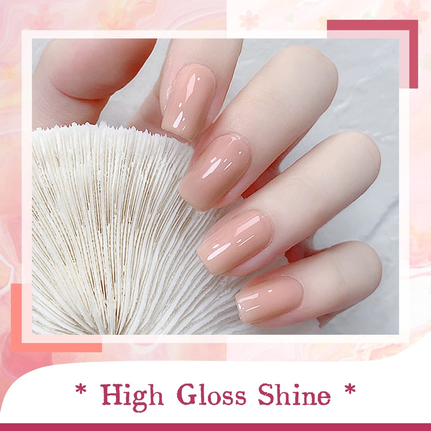 JODSONE Gel Nail Polish Kit with U V Light 32 Colors Gel Polish Nail + 4 Functional Adhesive Bottles Kit Soak Off Manicure Tools Gifts for Women