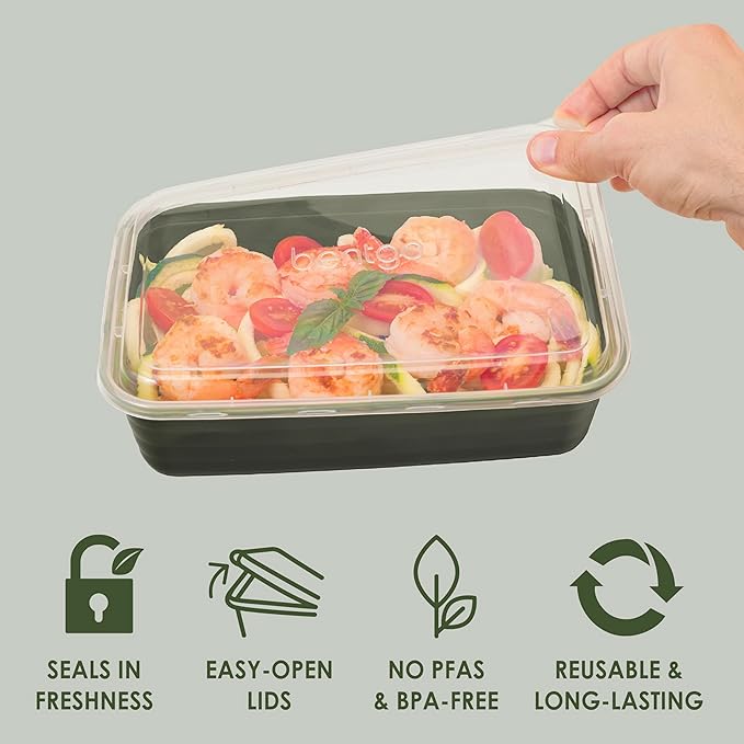 Bentgo Prep - 20-Piece 1-Compartment Reusable Meal Prep Containers