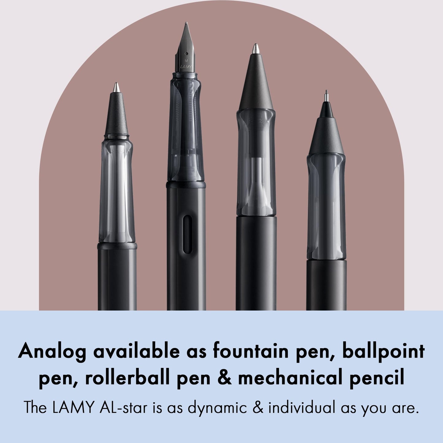 Lamy AL-star EMR black (POM tip) - Stylus Pen for many Android devices - Touchscreen pen with ergonomic grip - precise writing & drawing on digital media - with function button