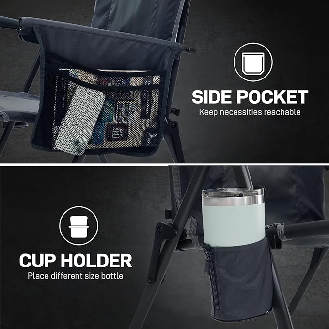 EVER ADVANCED Reclining Camping Chairs