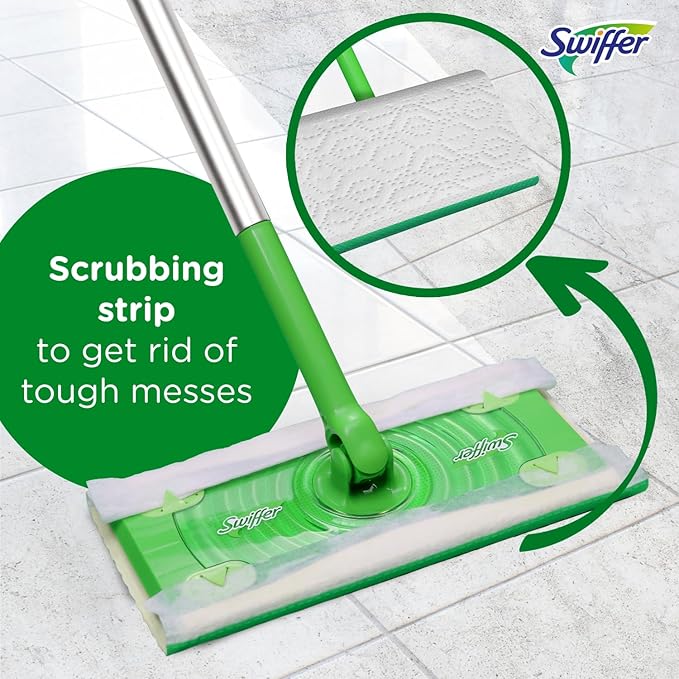 Swiffer Sweeper 2-in-1 Mops for Floor Cleaning, Dry and Wet Multi Surface Floor