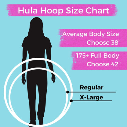 The Spinsterz Beginner Hoop: Weighted Fitness Hula-Hoop for Adults Weight Loss, Waist Exercise Ring for Cardio & Core, Adjustable Quality Detachable Hula Shaper for Beginners, Made in USA - Amethyst
