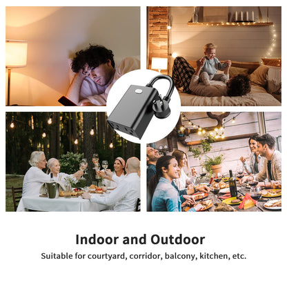 Minoston Outdoor Smart Plug, Matter Smart Plug, Smart Home Wi-Fi Outlet IP65 Waterproof, Compatible with Alexa, Apple Home, SmartThings, Google Home, Smart Life, IP65 Waterproof, 2.4Ghz, 2 Pack
