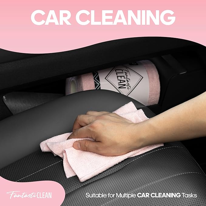 Fantasticlean Microfiber Cleaning Cloth Roll 4 Rolls 240 Pack, Tear Away