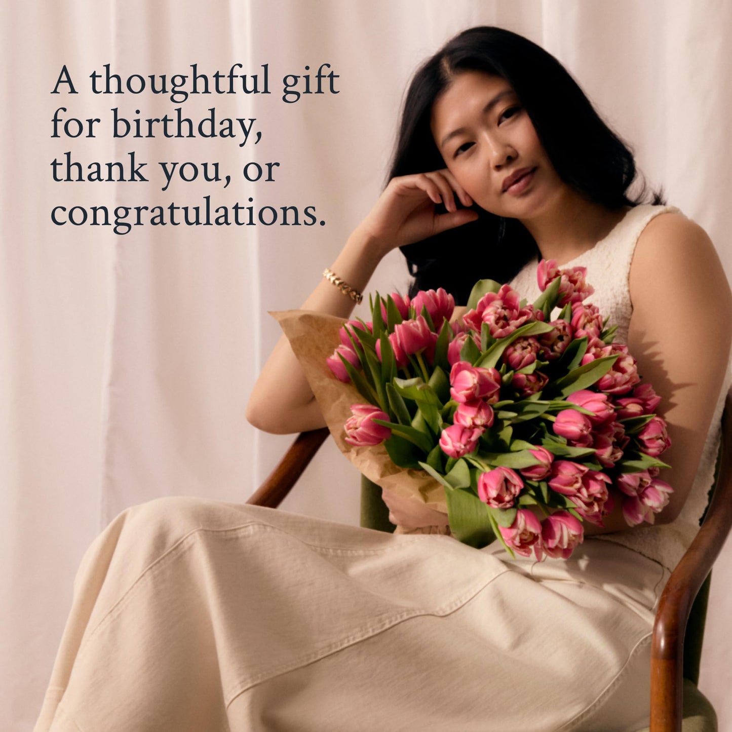 UrbanStems – The Parasol Bouquet (No Vase) – Fresh Flowers for Delivery – Birthday, Thank You, or Congratulations