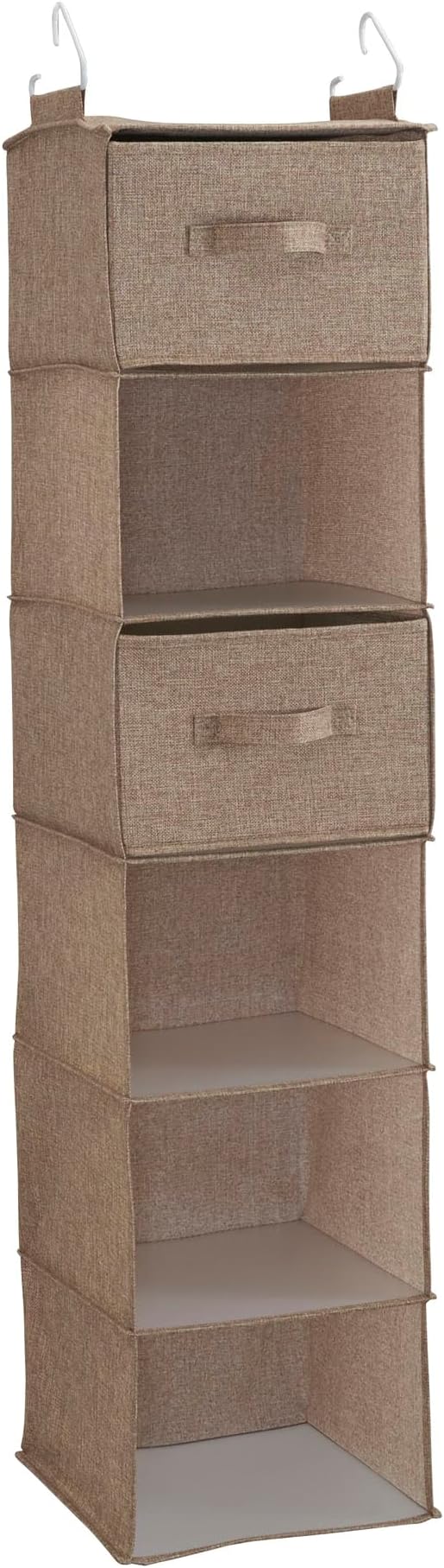 Household Essentials 6 Shelf Hanging Closet Organizer, Hanging Closet Shelf