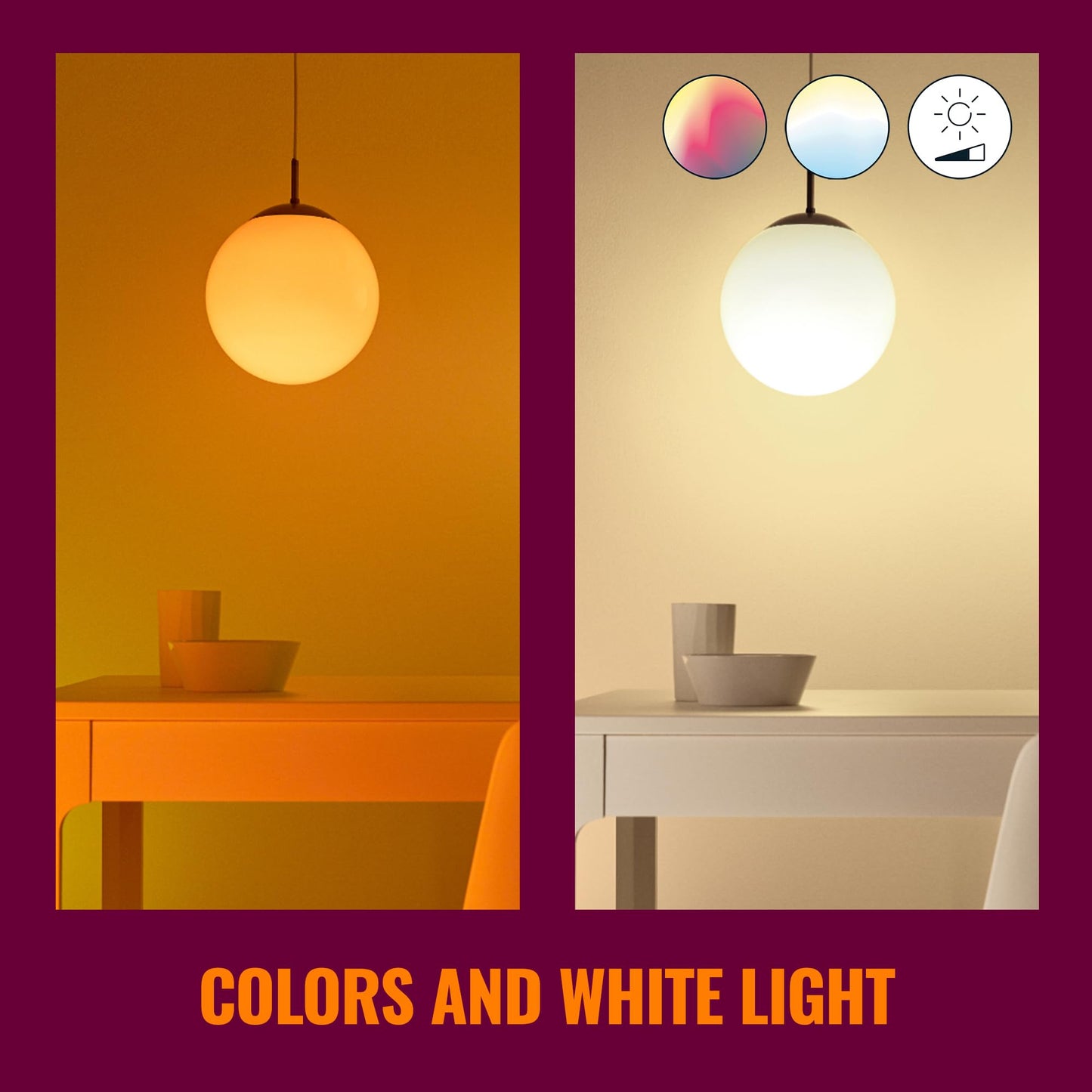 WiZ Smart Colour Bulb, E14, 4.9W, Smart Dimming, Dynamic Scenes, Connected WiFi Works with Alexa, Google Assistant & HomeKit, App Control for Home Indoor Lighting, Bedroom, Energy Monitoring