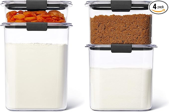 Rubbermaid Brilliance Pantry Food Storage Containers